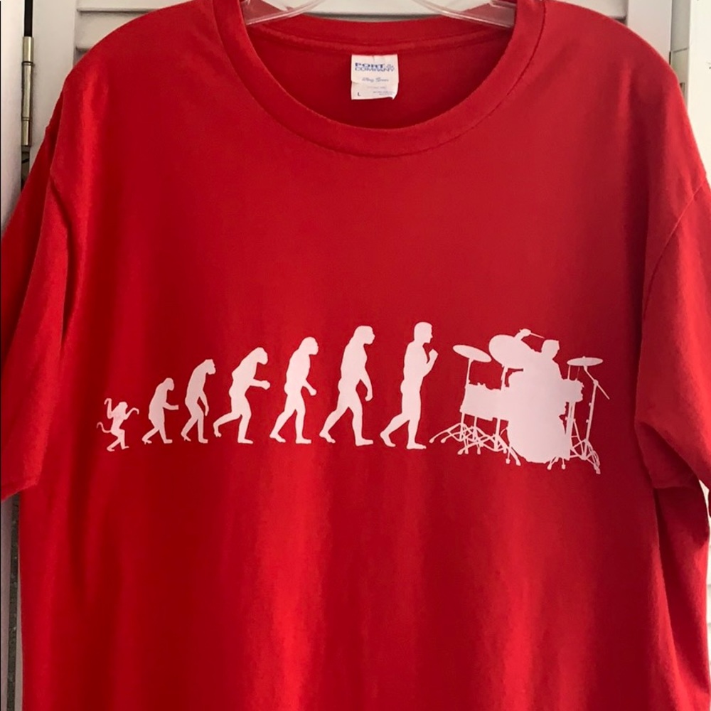 Drummer t shirt.   Large